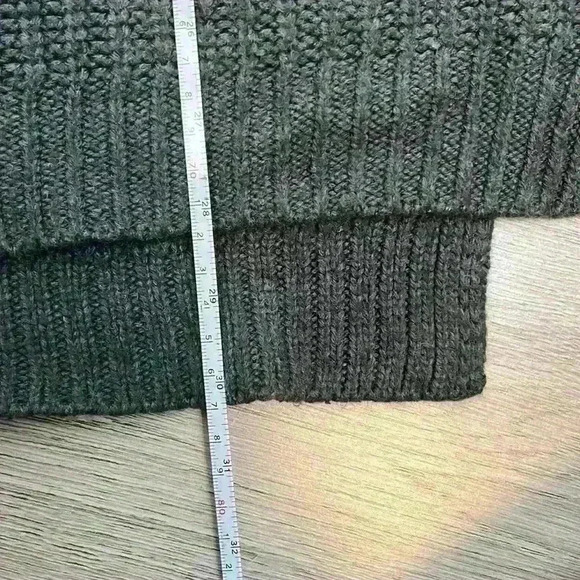 A New Day Dark Grey Turtleneck Sweater Size M - Picture 8 of 9